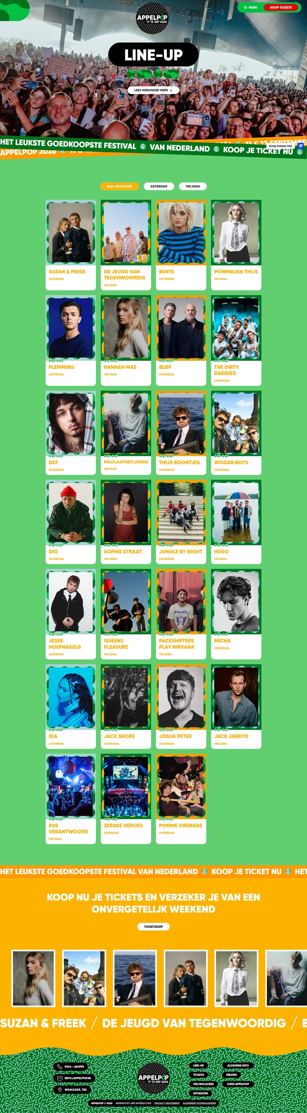 Appelpop page