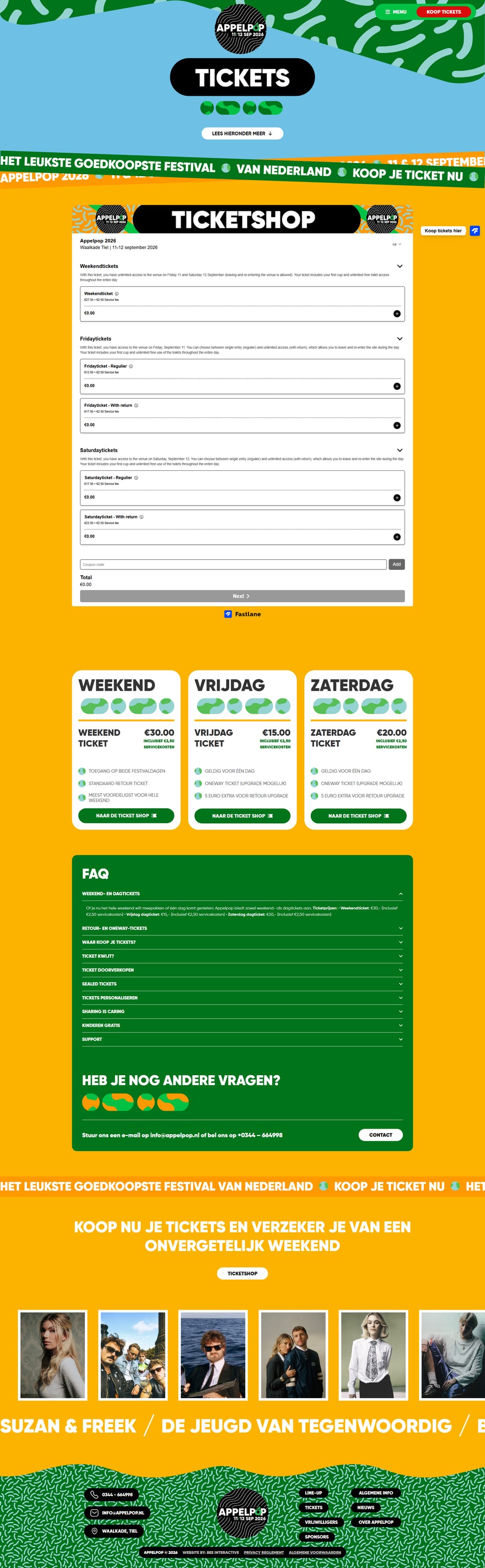 Appelpop page