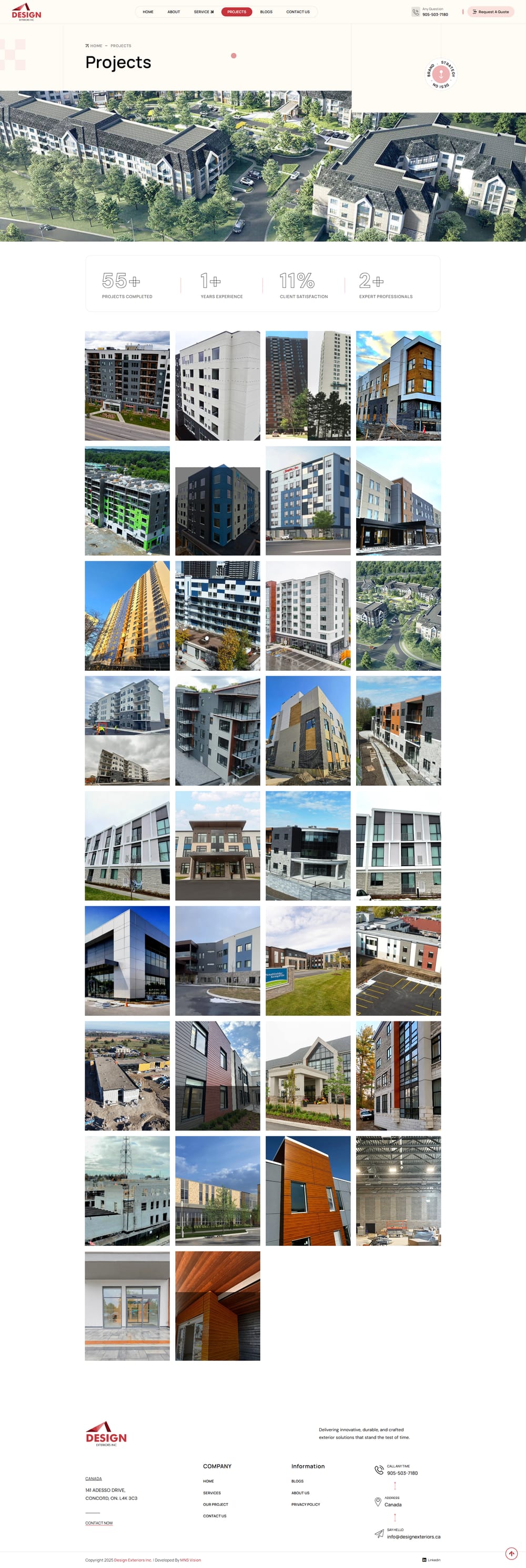 Design Exterior page