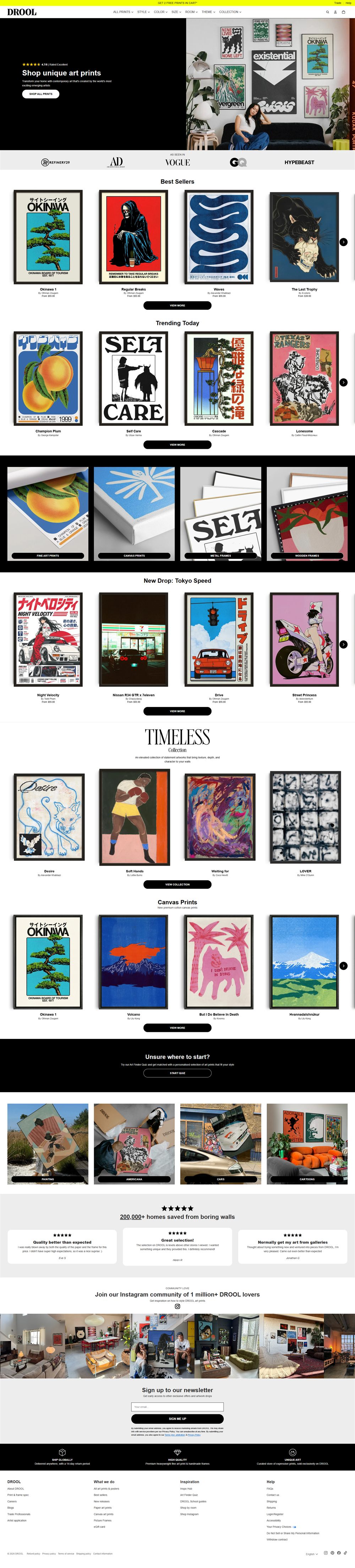 Drool Art website