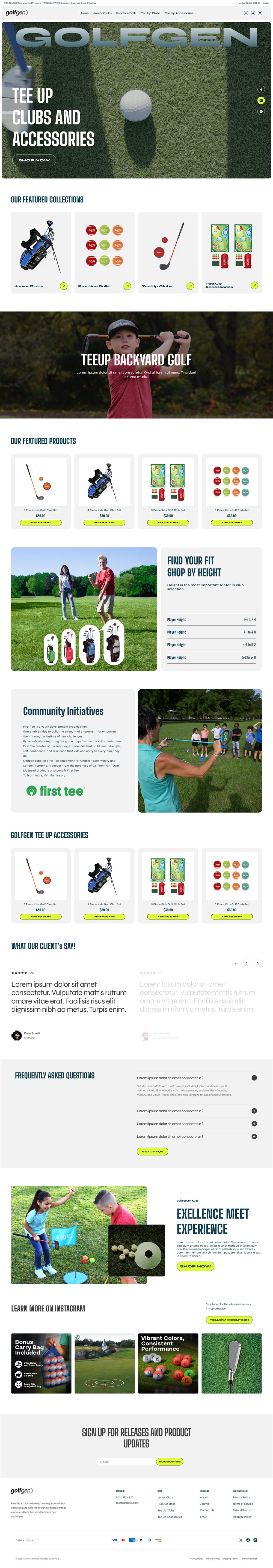 Golfgen website