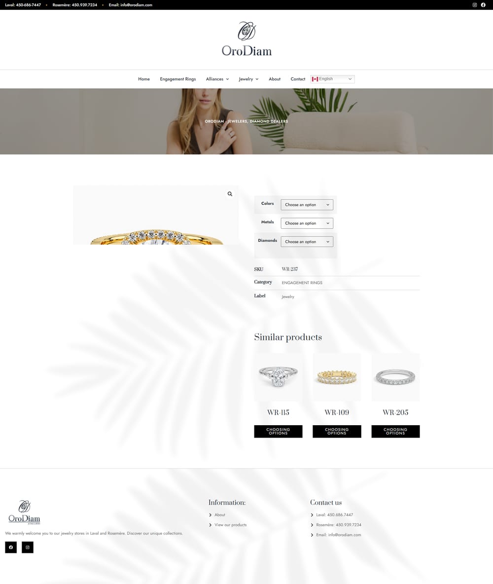 Orodiam page